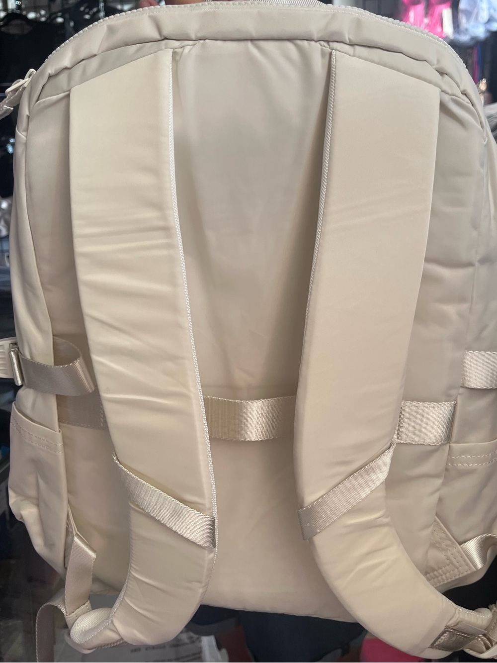 lululemon athletica light ivory 22L new crew day Backpack gym fitness bag - Picture 4 of 5